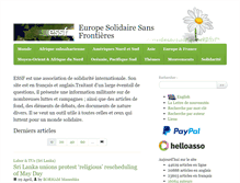 Tablet Screenshot of europe-solidaire.org